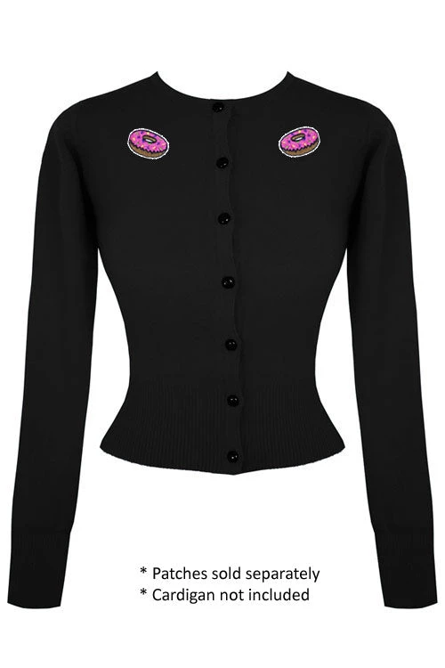 Accessories Kitty Deluxe Iron On Patch Of Mini Donut 2 Accessories Kitty Deluxe Iron On Patch Of Mini Donut