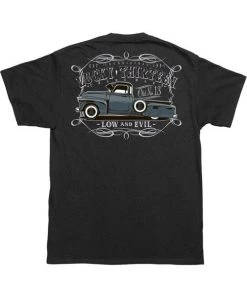 Lucky 13 Mens Black T-Shirt In Dragger Clothing
