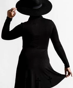 Killstar Elissabat Collared Dress Winter 12 Killstar Elissabat Collared Dress Winter