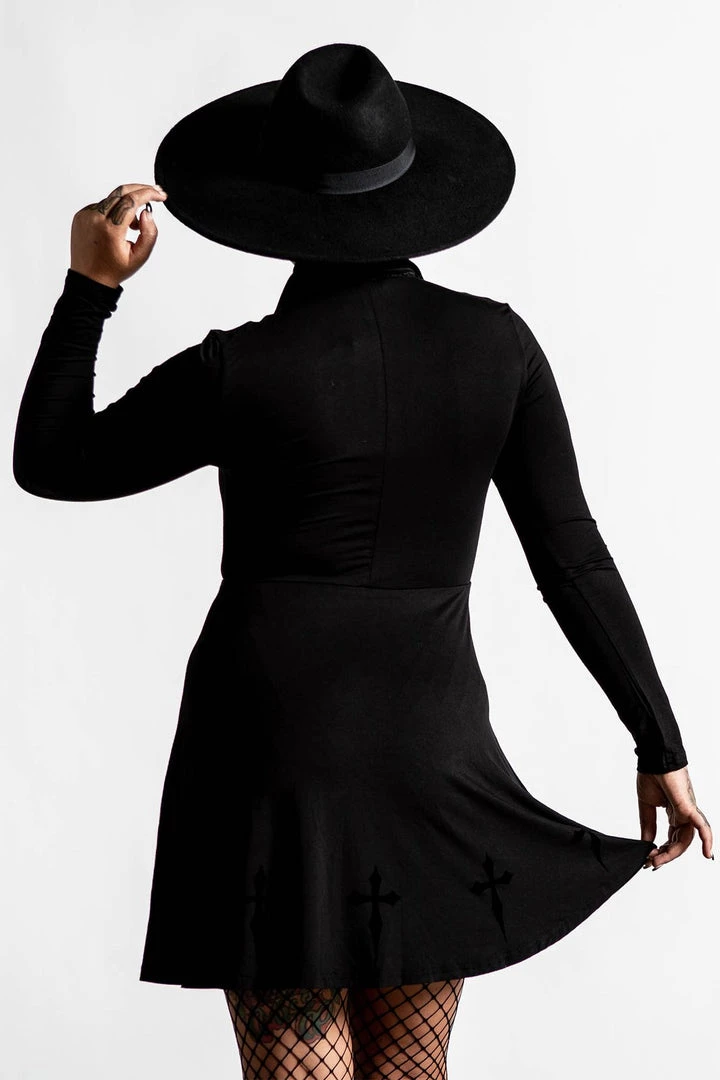 Killstar Elissabat Collared Dress Winter 4 Killstar Elissabat Collared Dress Winter