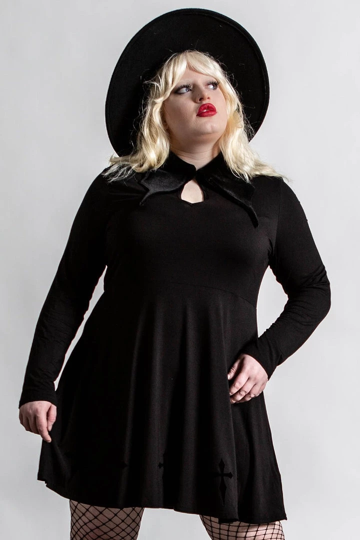 Killstar Elissabat Collared Dress Winter 6 Killstar Elissabat Collared Dress Winter