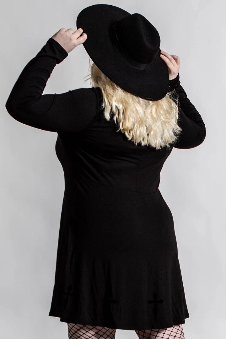 Killstar Elissabat Collared Dress Winter 8 Killstar Elissabat Collared Dress Winter