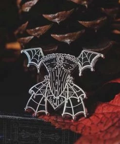 Accessories Lively Ghosts The Edward Corset In Black Enamel Pin