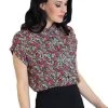 Clothing Hell Bunny Effie Blouse
