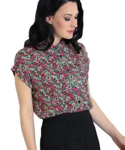 Clothing Hell Bunny Effie Blouse