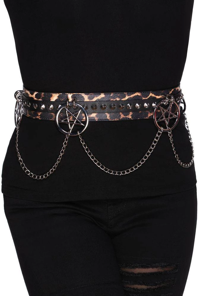 Dark Alternative Killstar Feline Fancy Statement Belt 2 Dark Alternative Killstar Feline Fancy Statement Belt