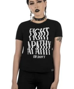 Clothing Killstar "Fight Apathy" Ringer Tee T-Shirt 7 Clothing Killstar
