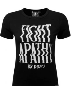 Clothing Killstar "Fight Apathy" Ringer Tee T-Shirt 8 Clothing Killstar
