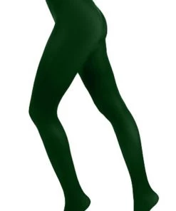 Pamela Mann Hosiery Curvy Super-Stretch 50 Denier Tights In Forest Green New Arrivals And Restocks