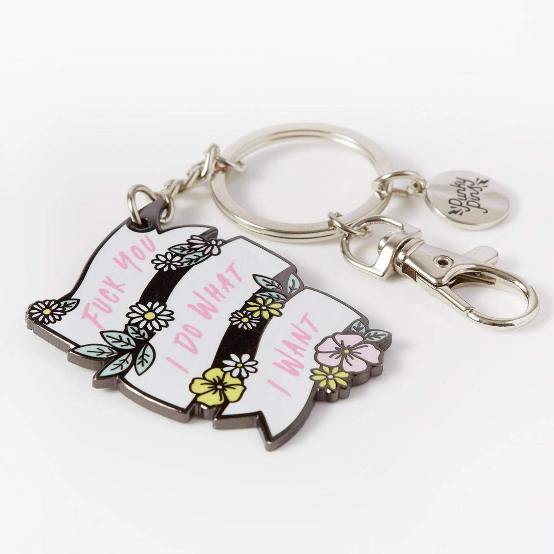 Punky Pins F*ck You Keyring Accessories 2 Punky Pins F*ck You Keyring Accessories