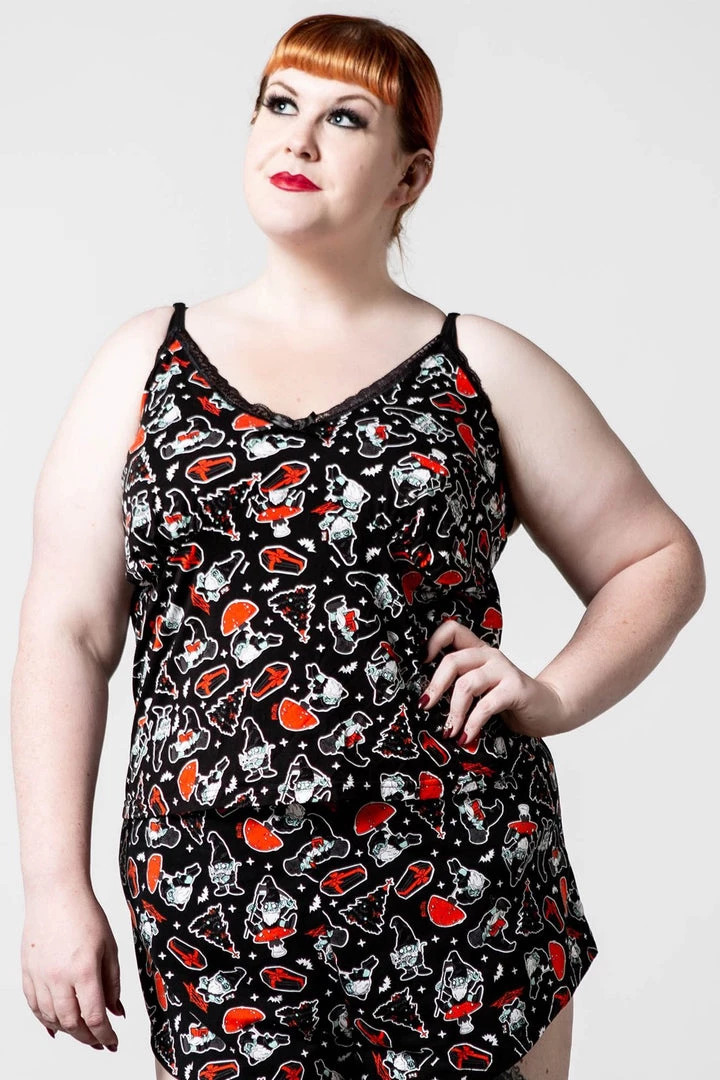 Killstar Gnomies Cami Top Christmas Clothing 5 Killstar Gnomies Cami Top Christmas Clothing