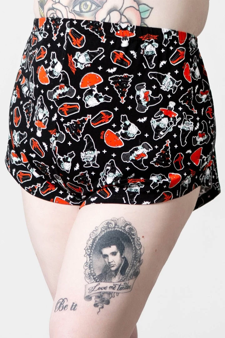 Killstar Gnomies PJ Shorts Christmas 5 Killstar Gnomies PJ Shorts Christmas