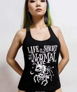 Killstar Gothicorn Longline Vest Unicorn Life Is Too Short To Be Normal Clothing