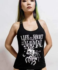 Killstar Gothicorn Longline Vest Unicorn Life Is Too Short To Be Normal Clothing