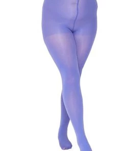 New Arrivals And Restocks Pamela Mann Hosiery Curvy Super-Stretch 50 Denier Tights In Grape Periwinkle