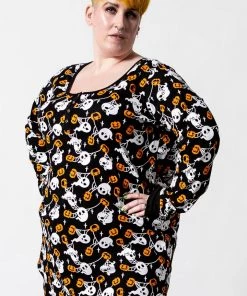 Killstar Haunted Pumpkin Sleep Dress Nightie Ghosts 13 Killstar Haunted Pumpkin Sleep Dress Nightie Ghosts