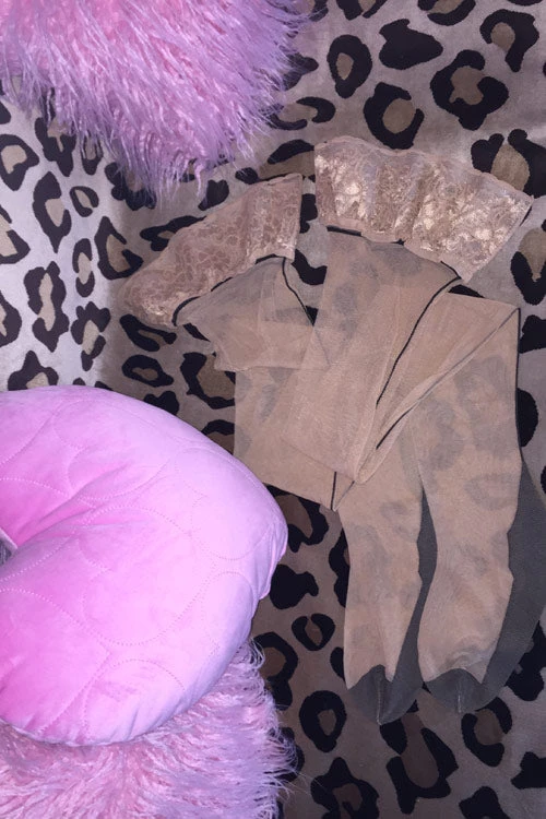 Pamela Mann Hosiery Pamela Mann Curvy Super-Stretch Jive Seamed Stay-up Stockings In Nude/Black With Nude Tops 3 Pamela Mann Hosiery Pamela Mann Curvy Super-Stretch Jive Seamed Stay-up Stockings In Nude/Black With Nude Tops