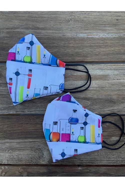 Retrolicious Mad Science Face Mask Officewear 1 Retrolicious Mad Science Face Mask Officewear