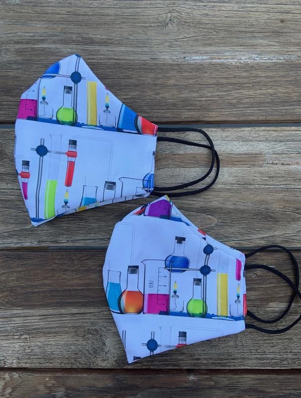 Retrolicious Mad Science Face Mask Officewear 2 Retrolicious Mad Science Face Mask Officewear