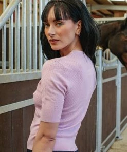 Timeless London Daisy Knit Top In Lavender - I'm Eco-Friendly! 16 Timeless London Daisy Knit Top In Lavender - I'm Eco-Friendly!