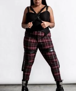 Clothing Killstar Jaded Strap Top In Black