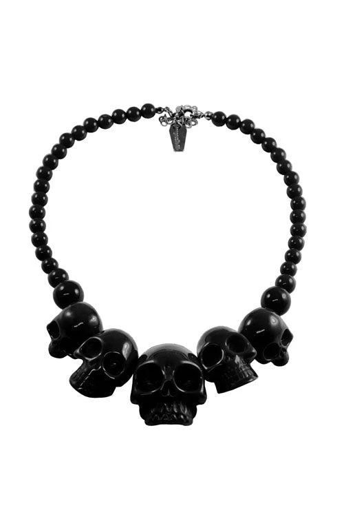 New Arrivals And Restocks Kreepsville 666 Skull Necklace In Black 1 New Arrivals And Restocks Kreepsville 666 Skull Necklace In Black