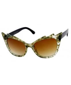 Kiss Eyewear Vamp Zig-Zag Frame Sunglasses In Light Tortoise / Bronze Lens Accessories