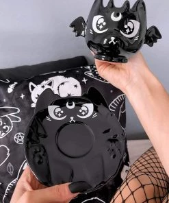 Killstar Kittea Cup And Saucer Dark Alternative 5 Killstar Kittea Cup And Saucer Dark Alternative