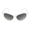 Kiss Eyewear Felicity Classic Retro Frame Cat's Eye Sunglasses In White