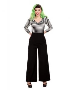 Collectif Kiki High Waisted Jean In Black Winter