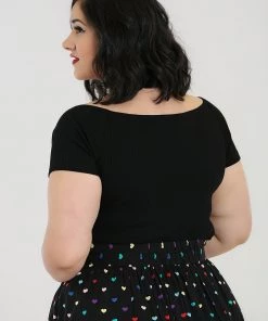 Hell Bunny Kimmie Top In Black 13 Hell Bunny Kimmie Top In Black