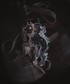 Lively Ghosts Kindred In Black Enamel Pin