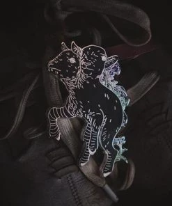 Lively Ghosts Kindred In Black Enamel Pin