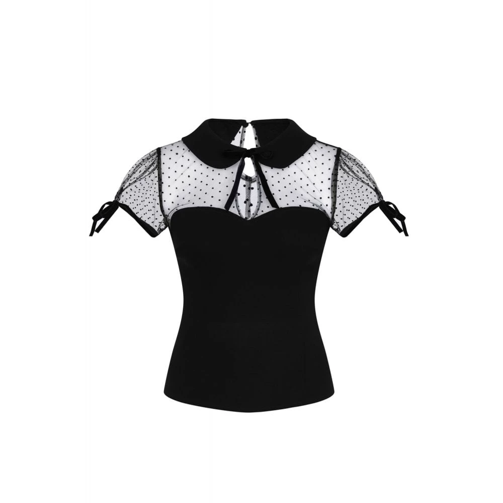 Collectif Kitten Top In Black 3 Collectif Kitten Top In Black