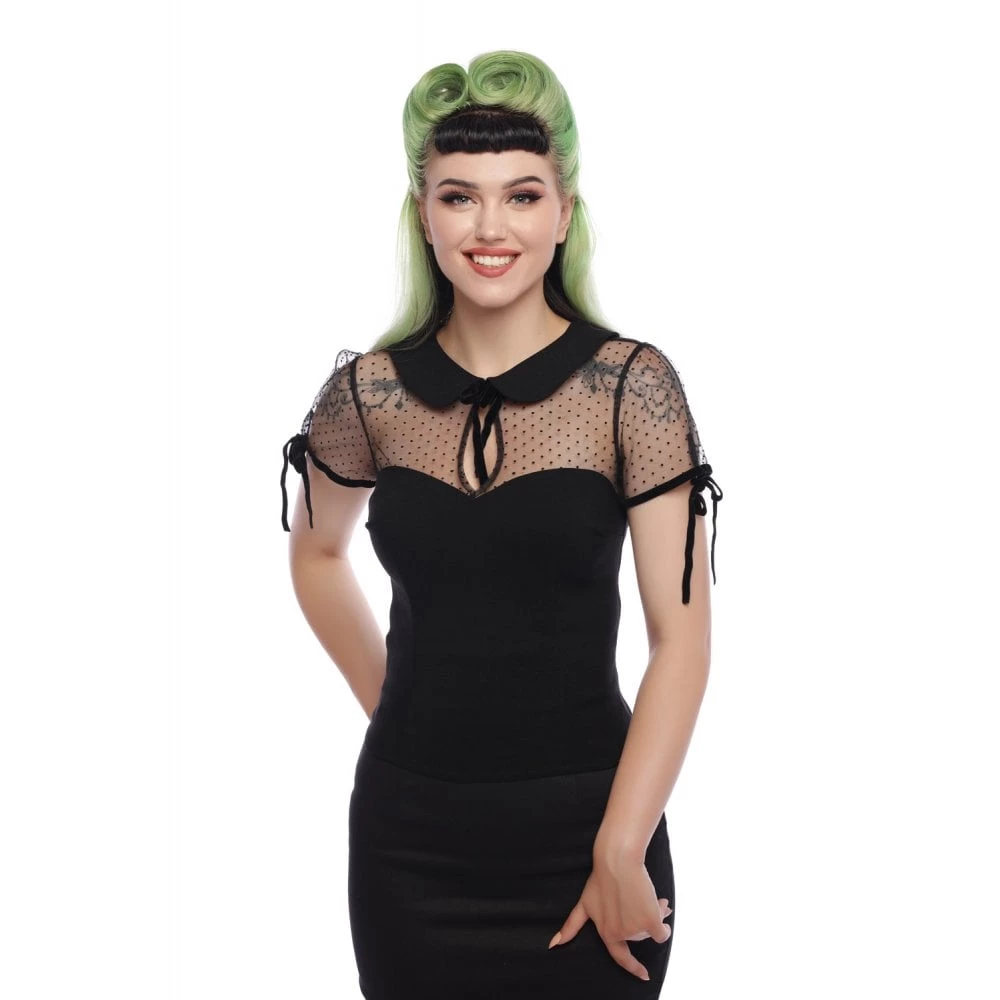 Collectif Kitten Top In Black 6 Collectif Kitten Top In Black