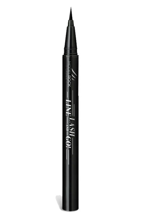 Model Rock Cosmetics Model Rock LINE-LASH-GO! 2 In 1 Adhesive Eyeliner Glue Pen In Black 1 Model Rock Cosmetics Model Rock LINE-LASH-GO! 2 In 1 Adhesive Eyeliner Glue Pen In Black