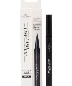 Model Rock Cosmetics Model Rock LINE-LASH-GO! 2 In 1 Adhesive Eyeliner Glue Pen In Black