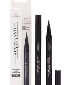 Model Rock Cosmetics Model Rock LINE-LASH-GO! 2 In 1 Adhesive Eyeliner Glue Pen In Black 7 Model Rock Cosmetics Model Rock LINE-LASH-GO! 2 In 1 Adhesive Eyeliner Glue Pen In Black