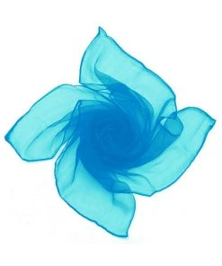 Kitty Deluxe Sheer Chiffon Scarf In Lake Blue Accessories