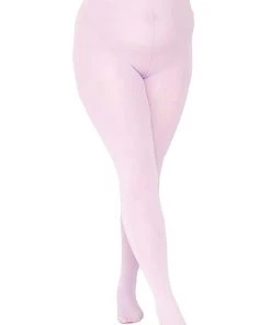 Pamela Mann Hosiery Curvy Super-Stretch 50 Denier Tights In Lavender