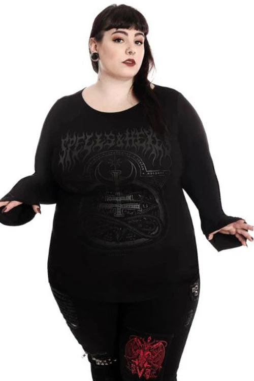 Killstar Leya Long Sleeved Top Winter 4 Killstar Leya Long Sleeved Top Winter