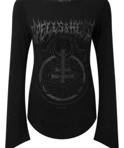 Killstar Leya Long Sleeved Top Winter 14 Killstar Leya Long Sleeved Top Winter