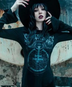 Killstar Leya Long Sleeved Top Winter 10 Killstar Leya Long Sleeved Top Winter