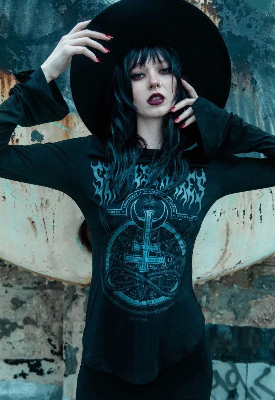 Killstar Leya Long Sleeved Top Winter 3 Killstar Leya Long Sleeved Top Winter