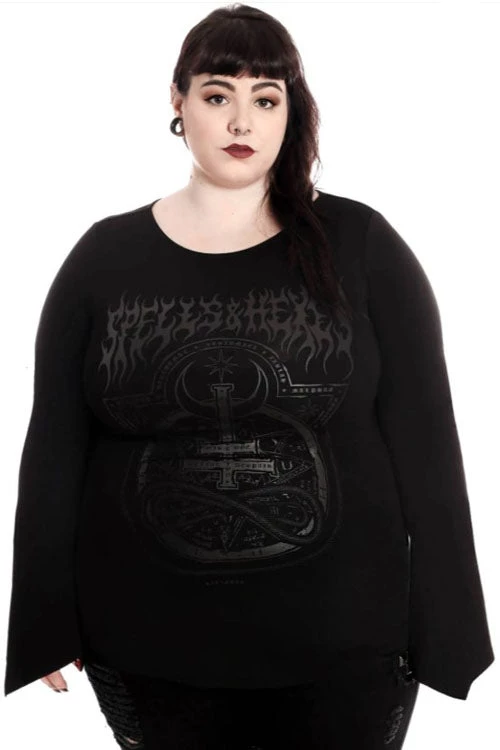 Killstar Leya Long Sleeved Top Winter 2 Killstar Leya Long Sleeved Top Winter