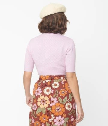 Timeless London Daisy Knit Top In Lavender - I'm Eco-Friendly! 8 Timeless London Daisy Knit Top In Lavender - I'm Eco-Friendly!