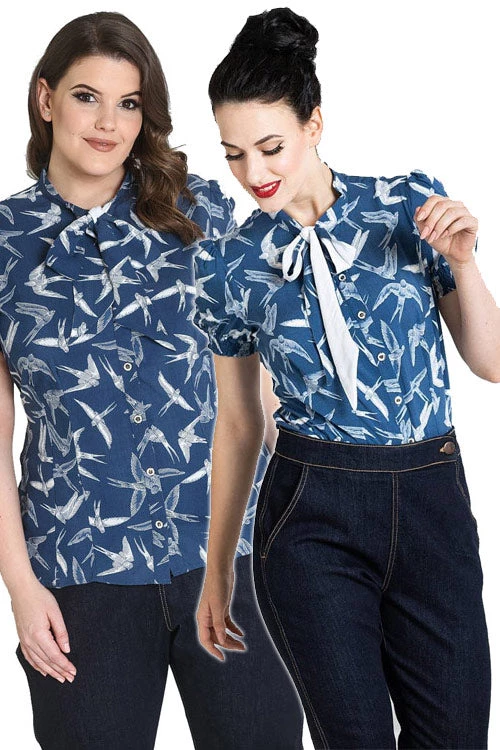 Hell Bunny Lilou Blouse 1 Hell Bunny Lilou Blouse