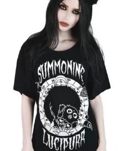 Killstar Lucipurr Relaxed Top T-Shirt