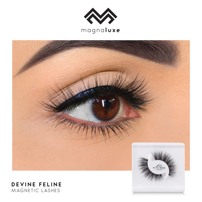 Model Rock Cosmetics Model Rock Magna Luxe Magnetic Lash Set - Devine Feline 2 Model Rock Cosmetics Model Rock Magna Luxe Magnetic Lash Set - Devine Feline