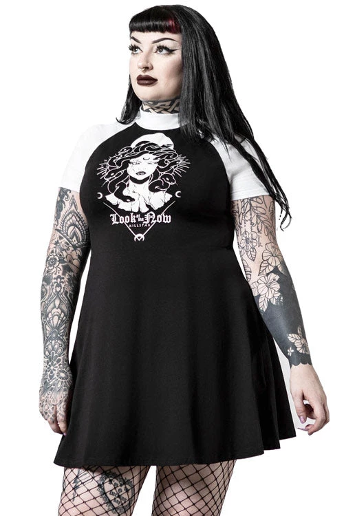 Clothing Killstar Medusa Raglan Dress "Look At Me Now" 1 Clothing Killstar Medusa Raglan Dress "Look At Me Now"
